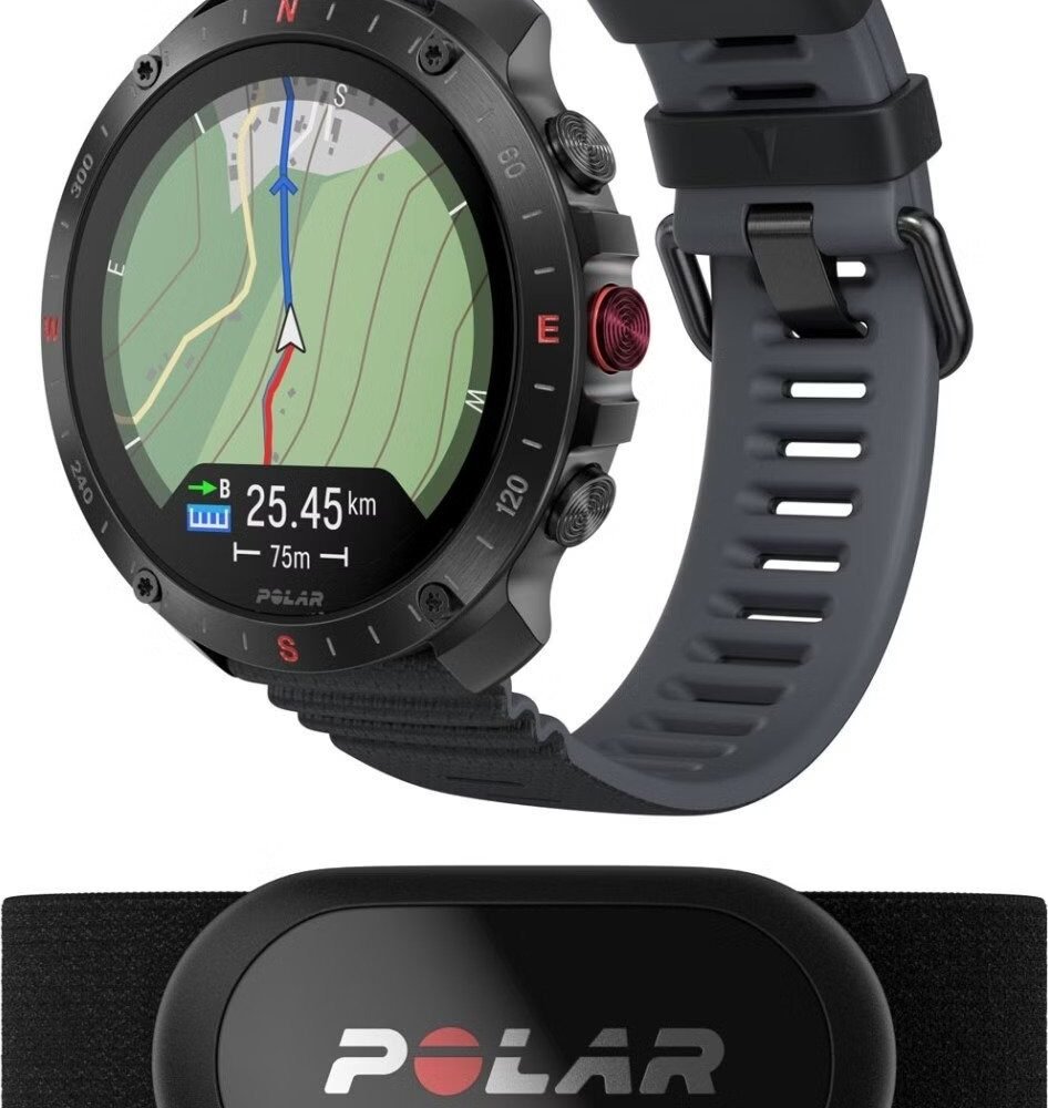 Montre GPS Polar Grit X2 Pro Noir Night + Ceinture Cardiaque H10